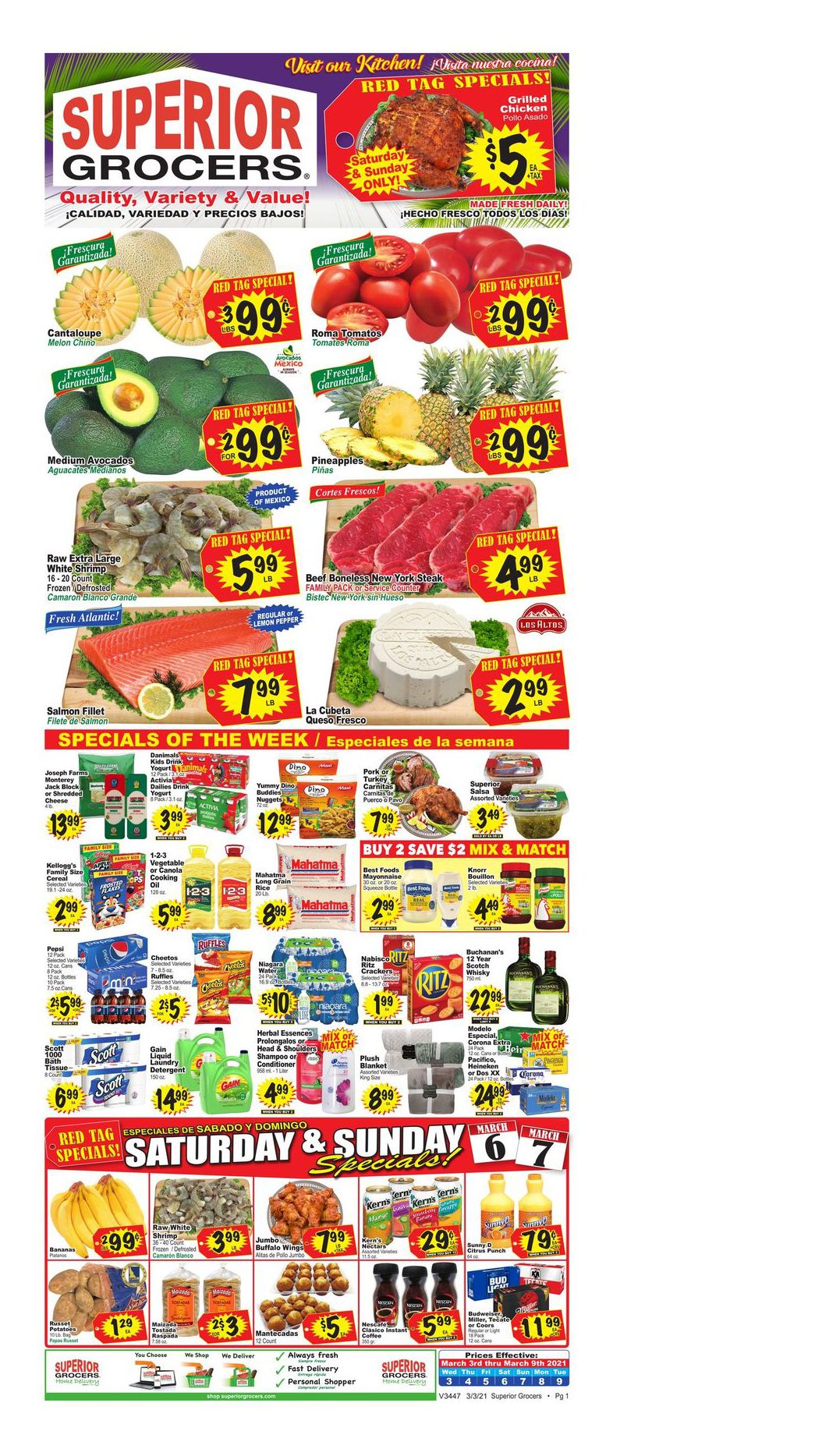 Superior Grocers Weekly Ad Flyer March 3 to March 9, 2021