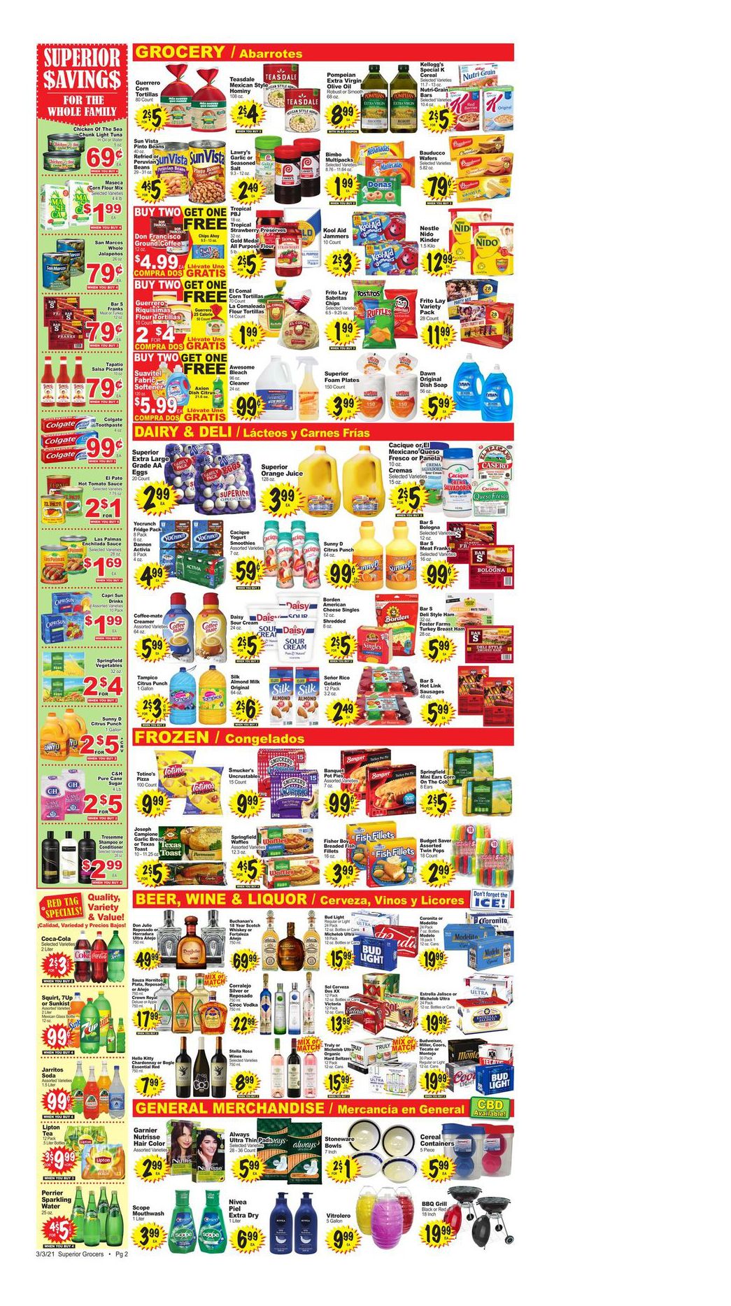 Superior Grocers Weekly Ad Flyer March 3 to March 9, 2021