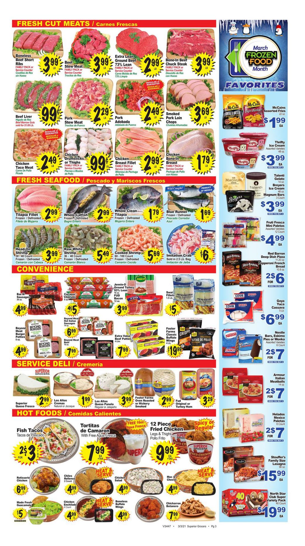 Superior Grocers Weekly Ad Flyer March 3 to March 9, 2021