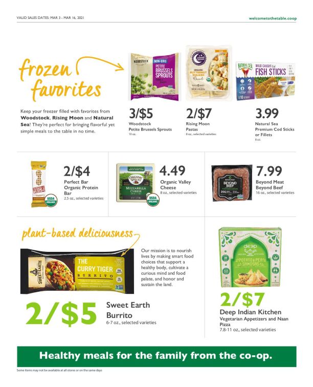 Wheatsville Food Coop Weekly Ad Flyer March 3 to March 16, 2021