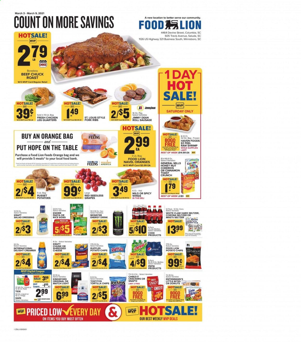 Food Lion (SC) Weekly Ad Flyer March 3 to March 9