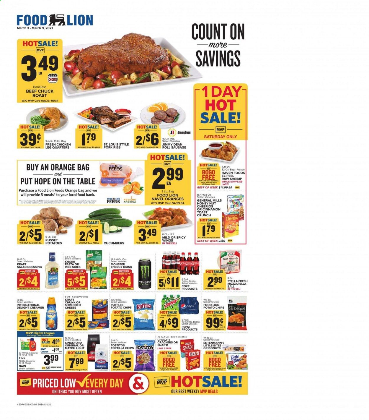 Food Lion (DE) Weekly Ad Flyer March 3 to March 9