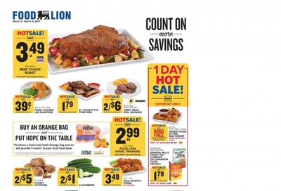 Food Lion (DE) Weekly Ad Flyer March 3 to March 9