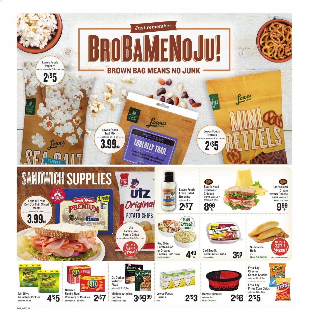 Lowes Foods Weekly Ad Flyer March 3 to March 9
