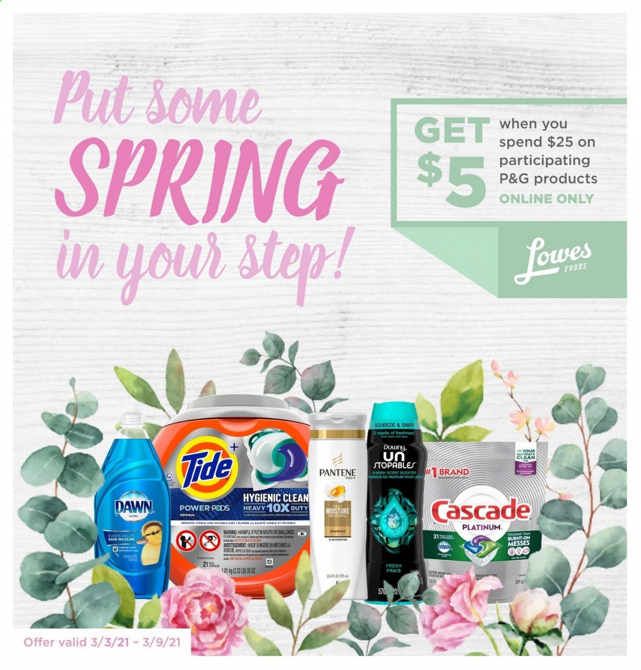Lowes Foods Weekly Ad Flyer March 3 to March 9
