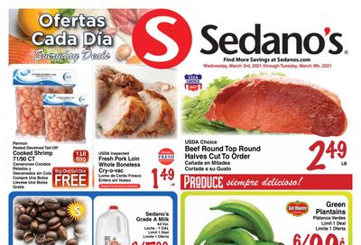 Sedano's (FL) Weekly Ad Flyer March 3 to March 9