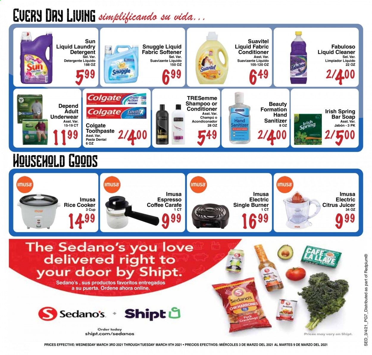 Sedano's (FL) Weekly Ad Flyer March 3 to March 9