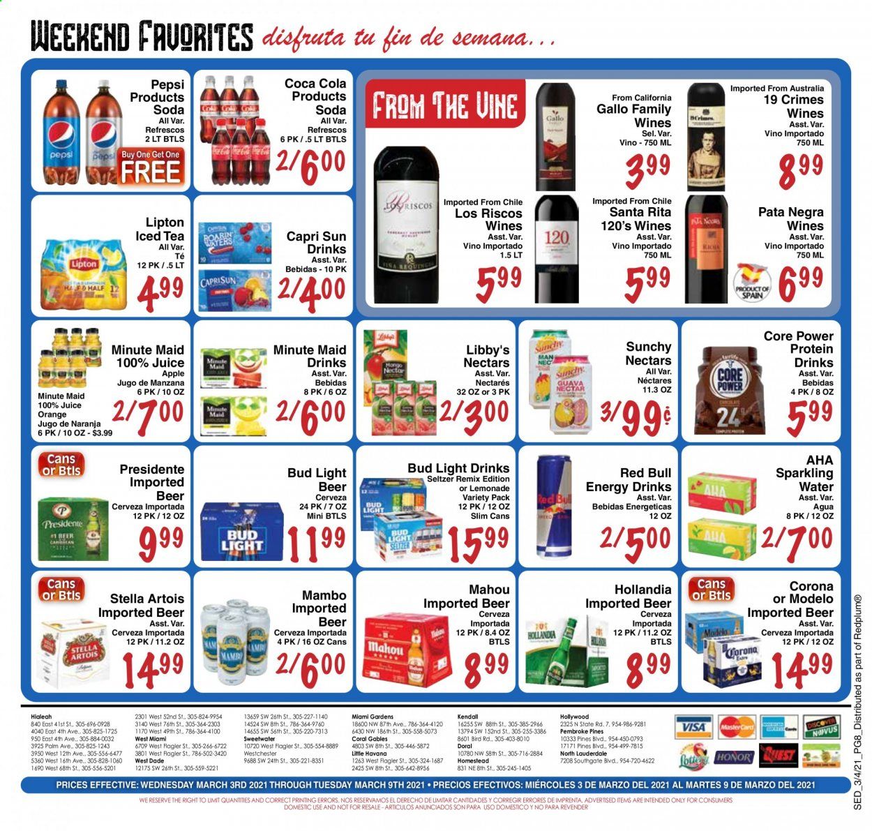 Sedano's (FL) Weekly Ad Flyer March 3 to March 9