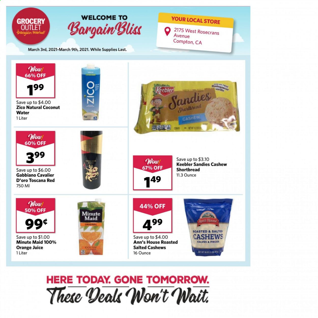 Grocery Outlet Weekly Ad Flyer March 3 to March 9
