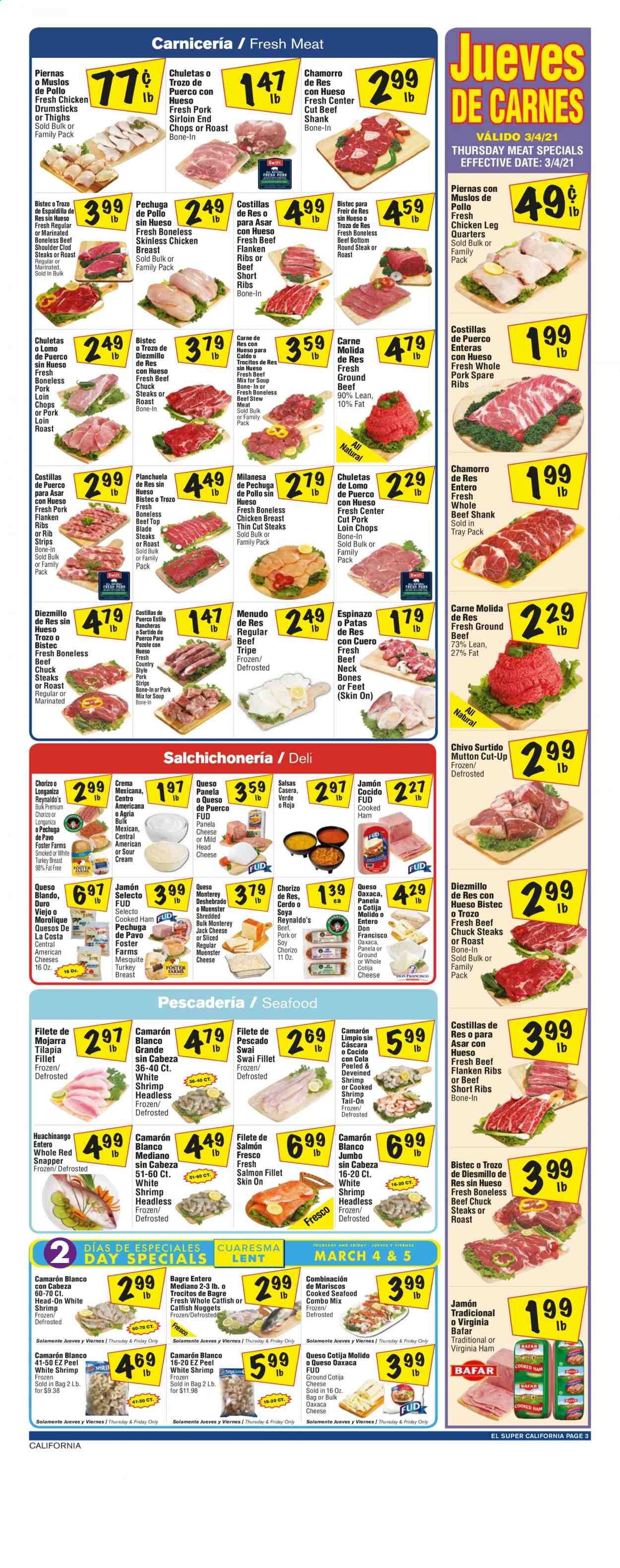 El Super (AZ, CA, NM, NV, TX) Weekly Ad Flyer March 3 to March 9