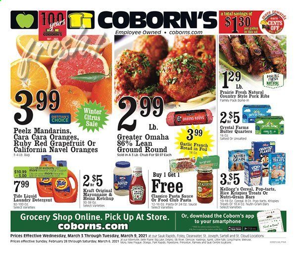 Coborn's (MN, SD) Weekly Ad Flyer March 3 to March 9