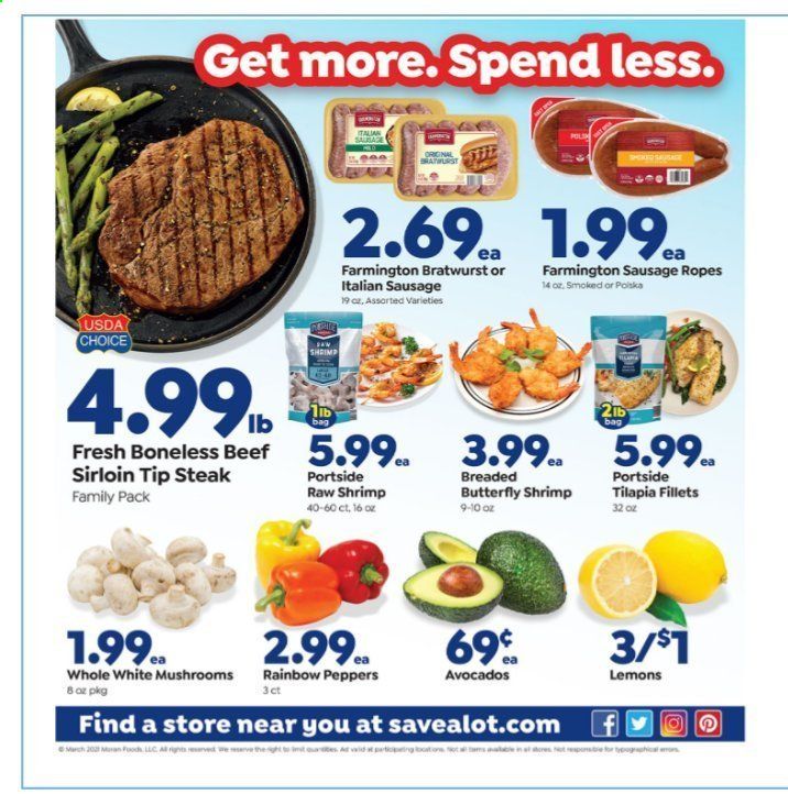 Save a Lot Weekly Ad Flyer March 3 to March 9