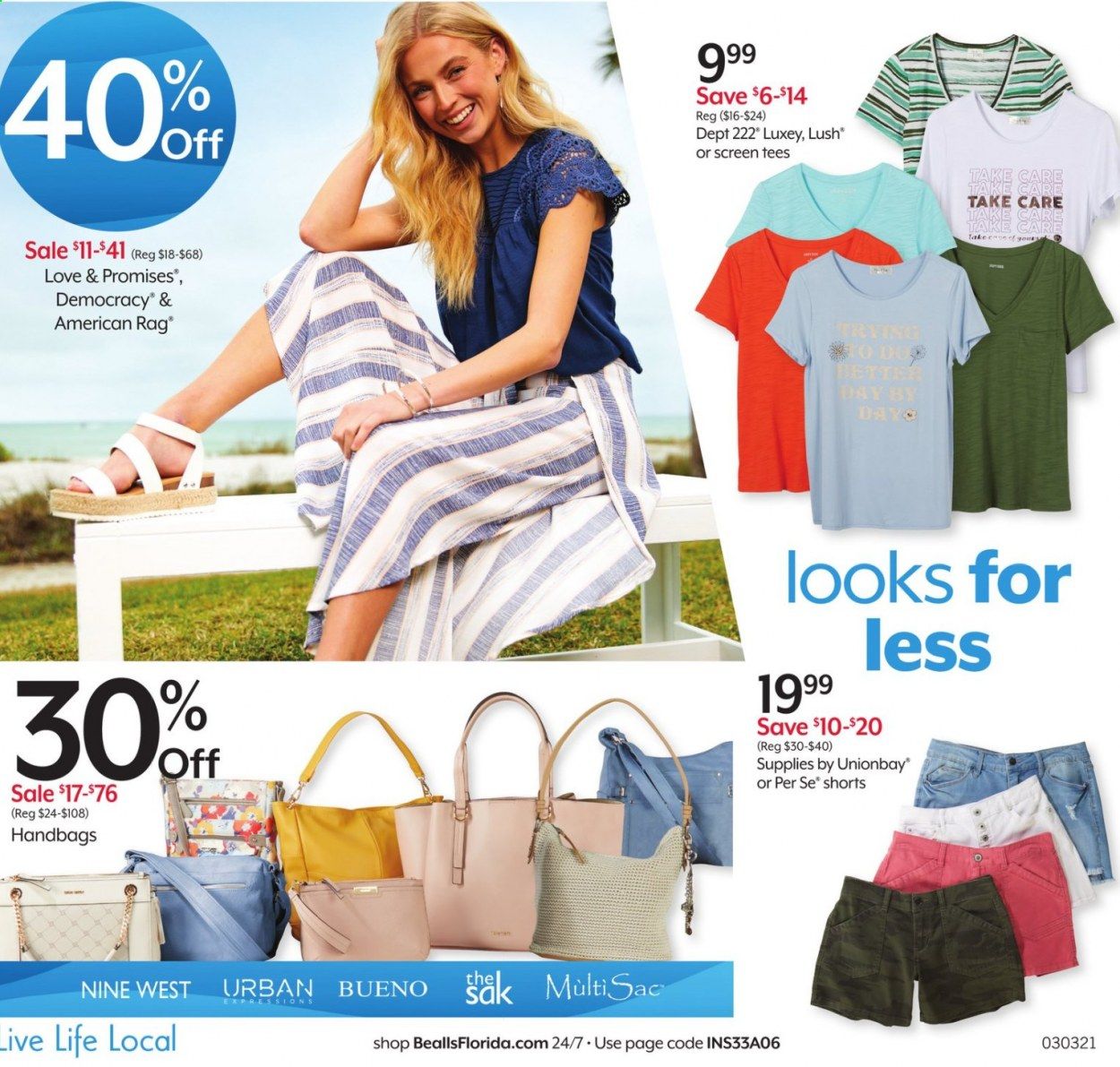 Bealls Florida Weekly Ad Flyer March 3 to March 9