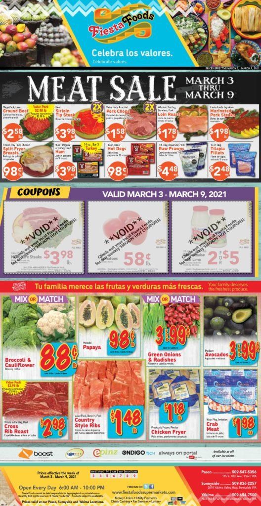 Fiesta Foods SuperMarkets Weekly Ad Flyer March 3 to March 9
