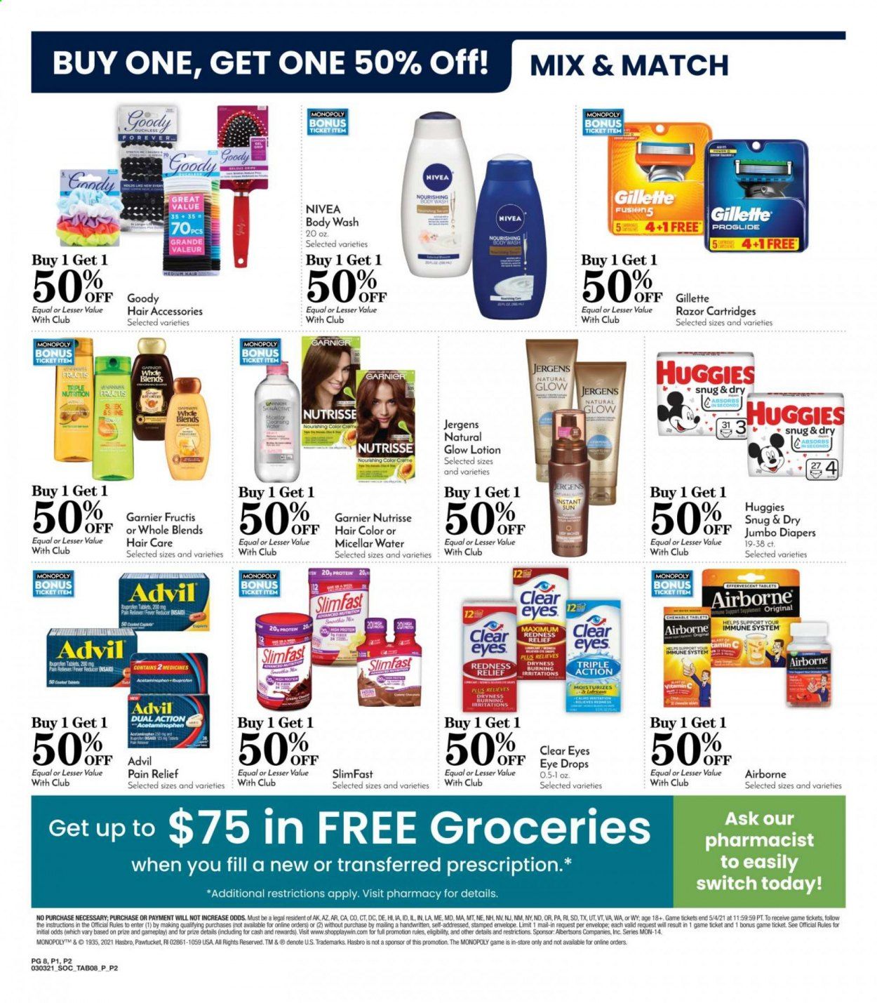Pavilions (CA) Weekly Ad Flyer March 3 to March 9