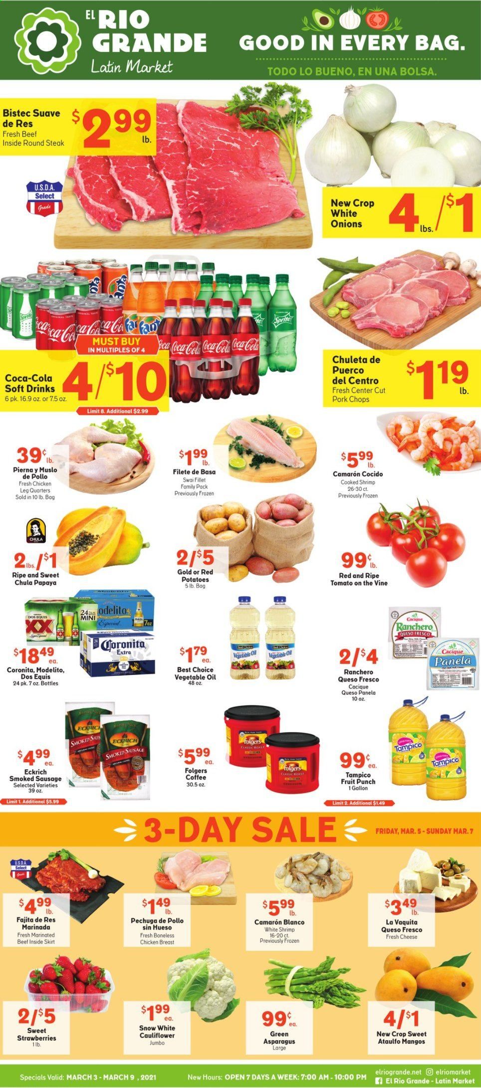 El Rio Grande (10, 21, 25, 30, 34, 53, 90) Weekly Ad Flyer March 3 to March 9