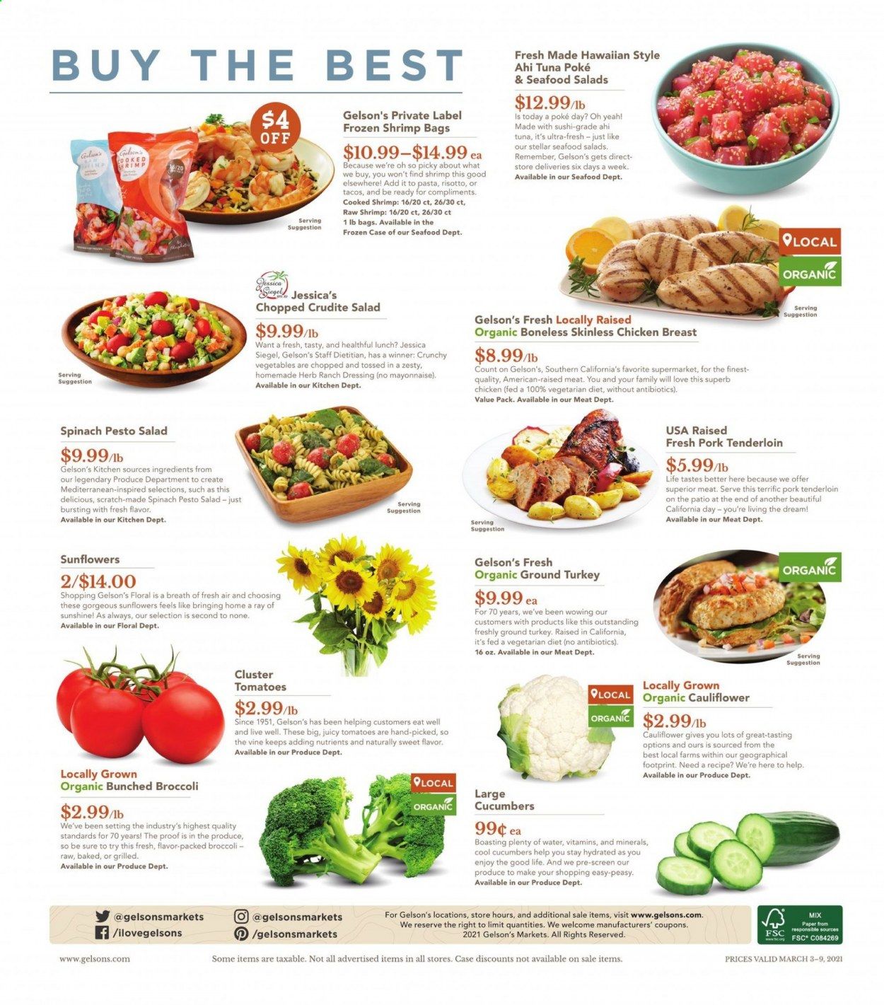 Gelson's Weekly Ad Flyer March 3 to March 9