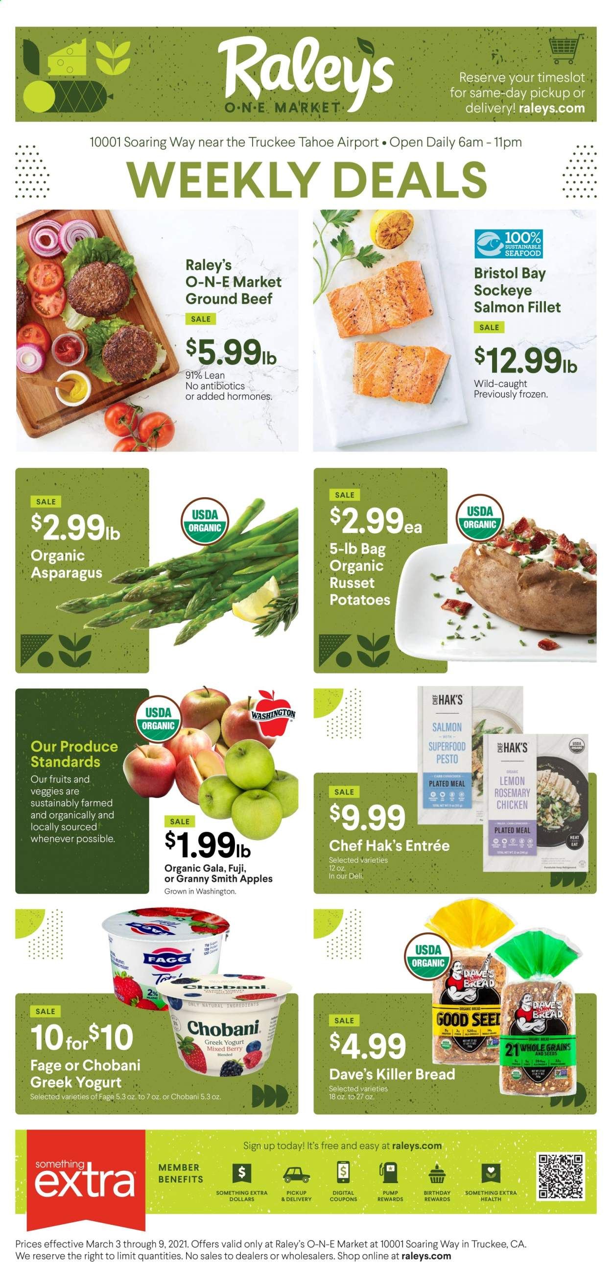 Raley's (CA) Weekly Ad Flyer March 3 to March 9