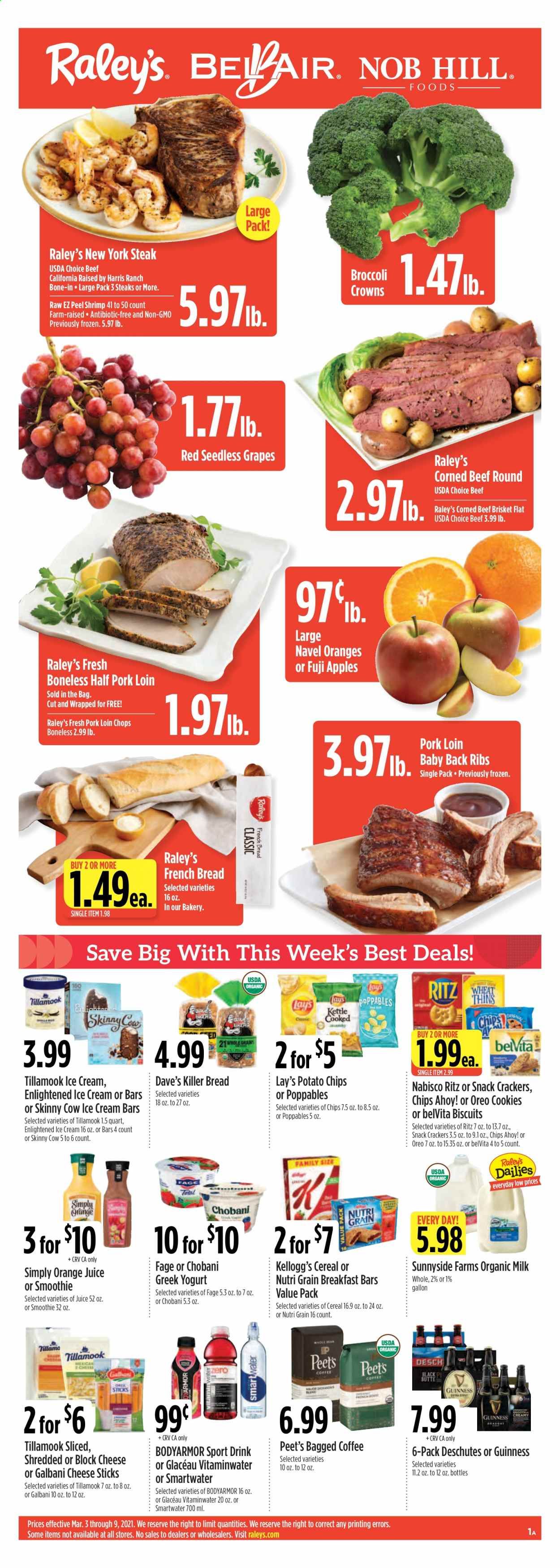 Raley's (CA, NV) Weekly Ad Flyer March 3 to March 9