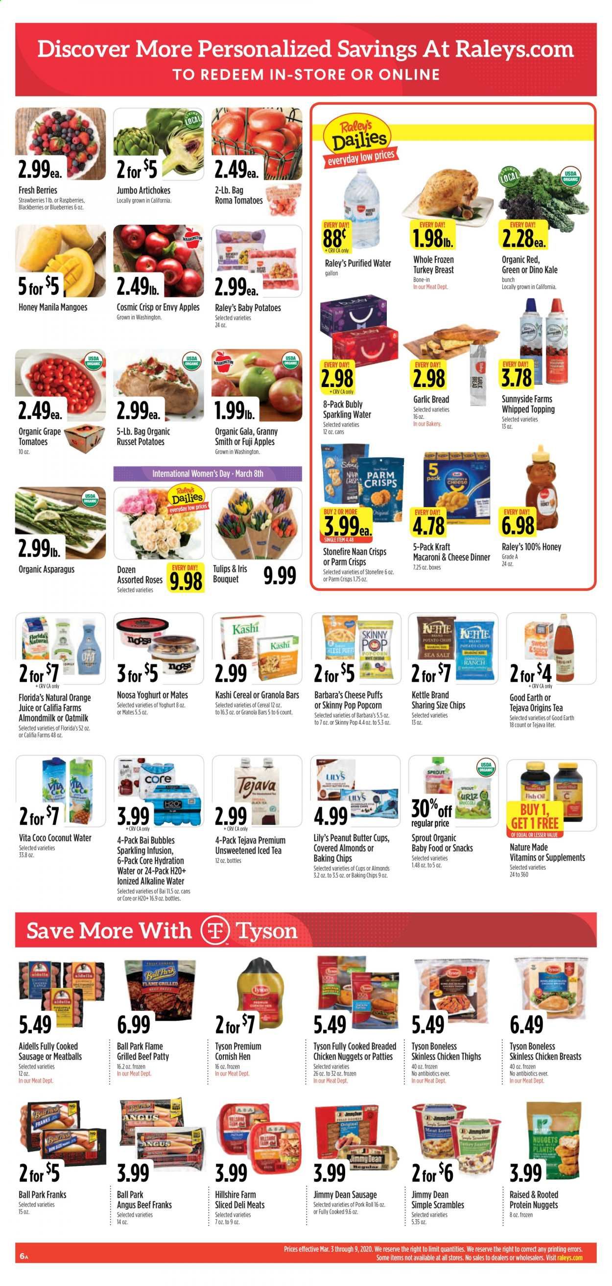 Raley's (CA, NV) Weekly Ad Flyer March 3 to March 9