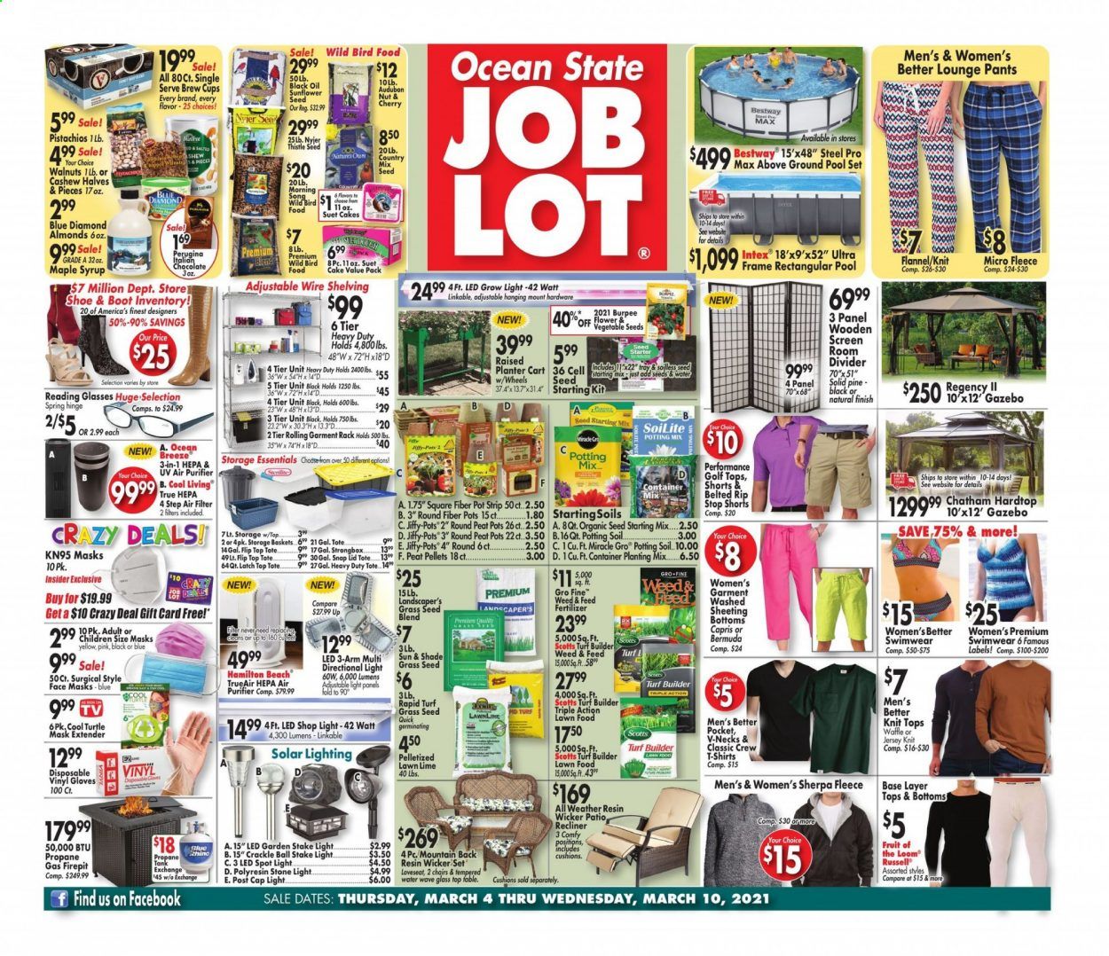 Ocean State Job Lot Weekly Ad Flyer March 4 to March 10