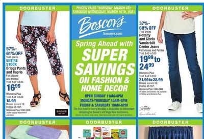 Boscov's Weekly Ad Flyer March 4 to March 10