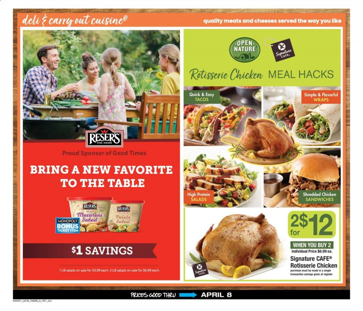 ACME Weekly Ad Flyer March 5 to April 8