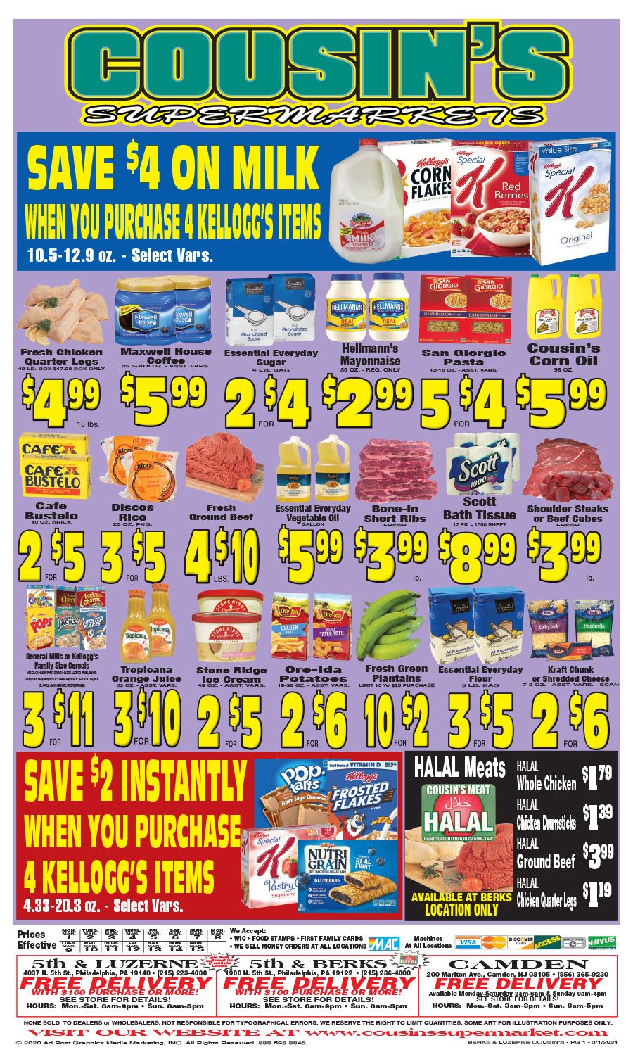 Cousin's Supermarket Weekly Ad Flyer March 1 to March 15, 2021