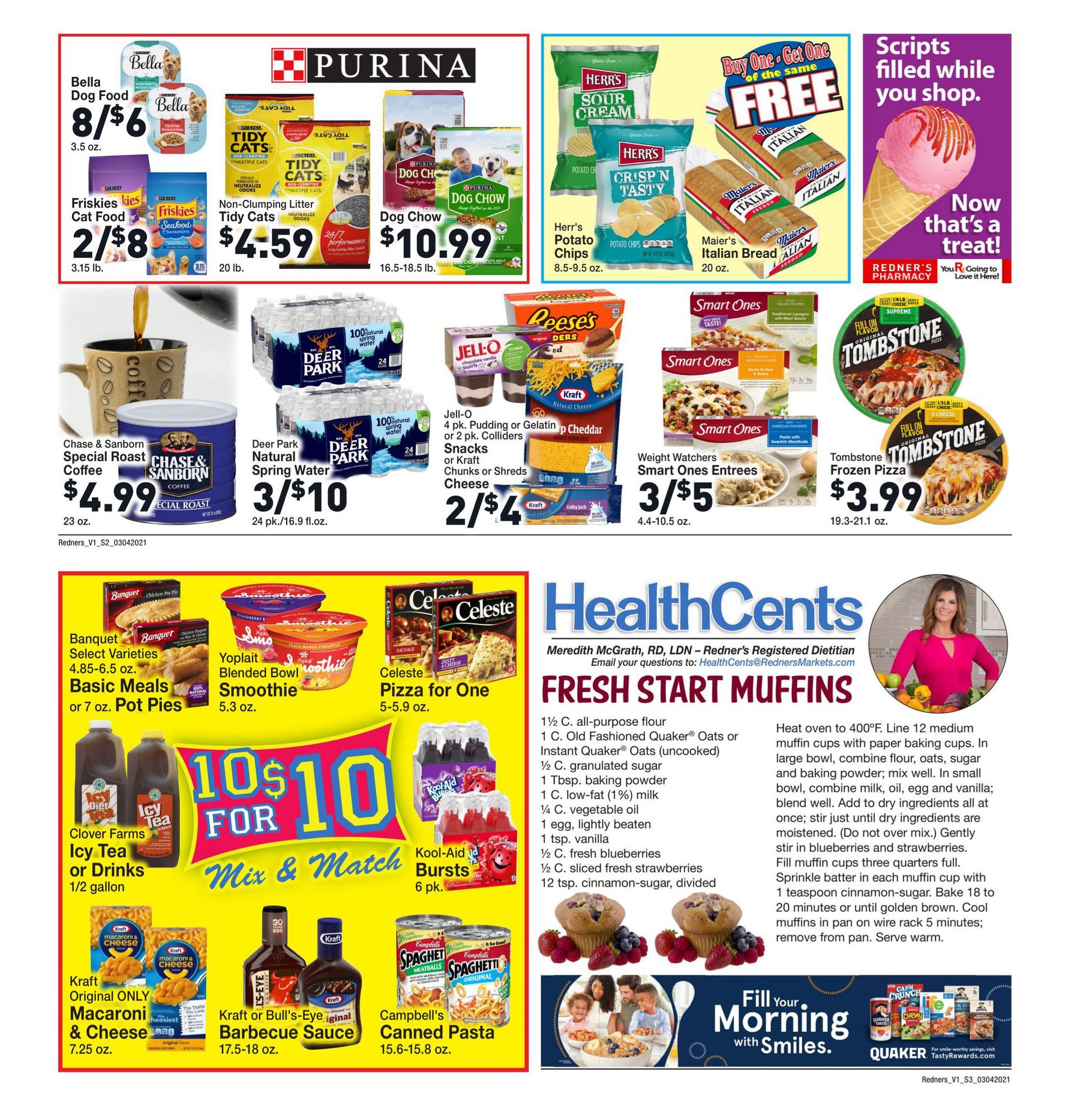 Redner's Markets Weekly Ad Flyer March 4 to March 10, 2021