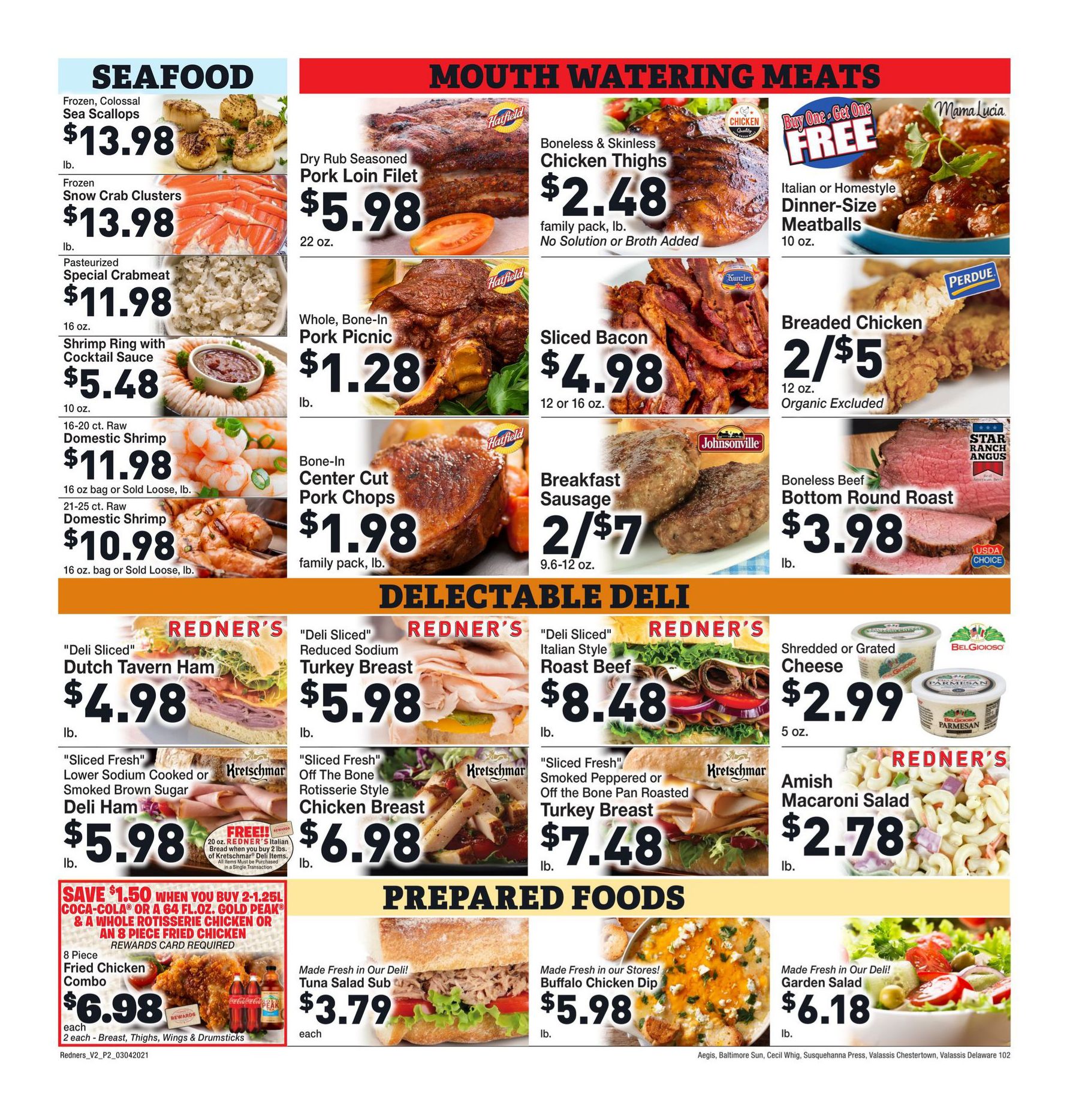 Redner's Markets Weekly Ad Flyer March 4 to March 10, 2021