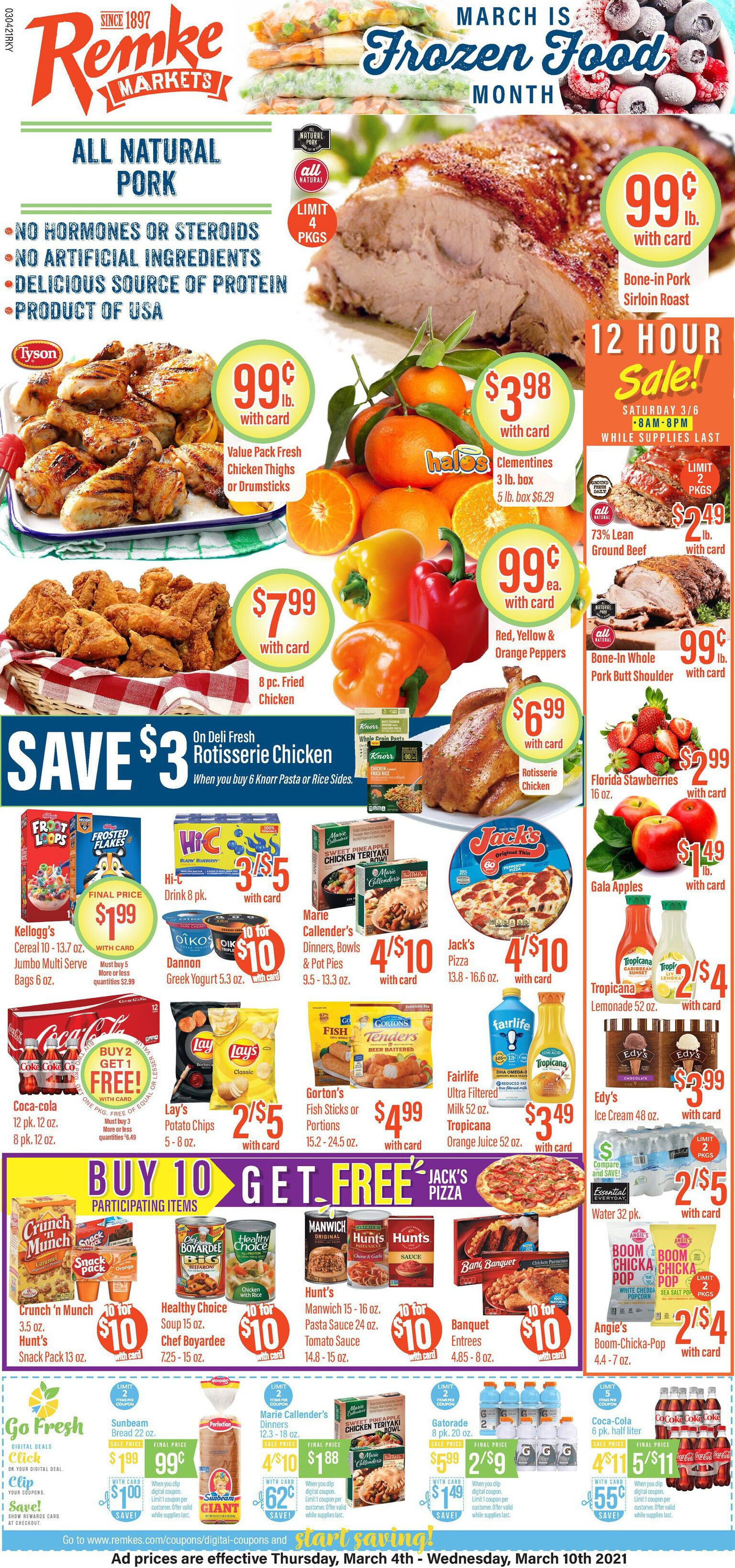 Remke Markets Weekly Ad Flyer March 4 to March 10, 2021