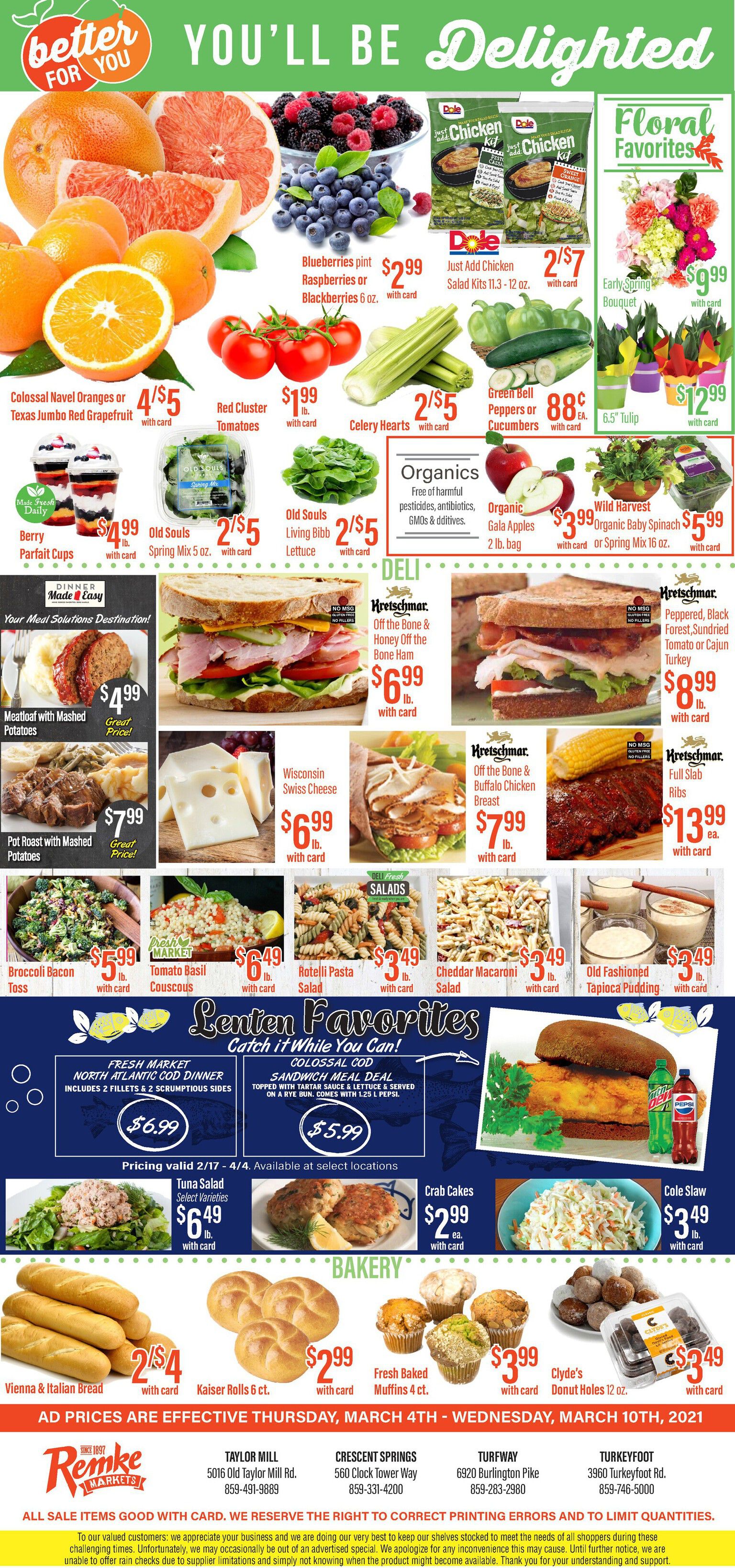 Remke Markets Weekly Ad Flyer March 4 to March 10, 2021