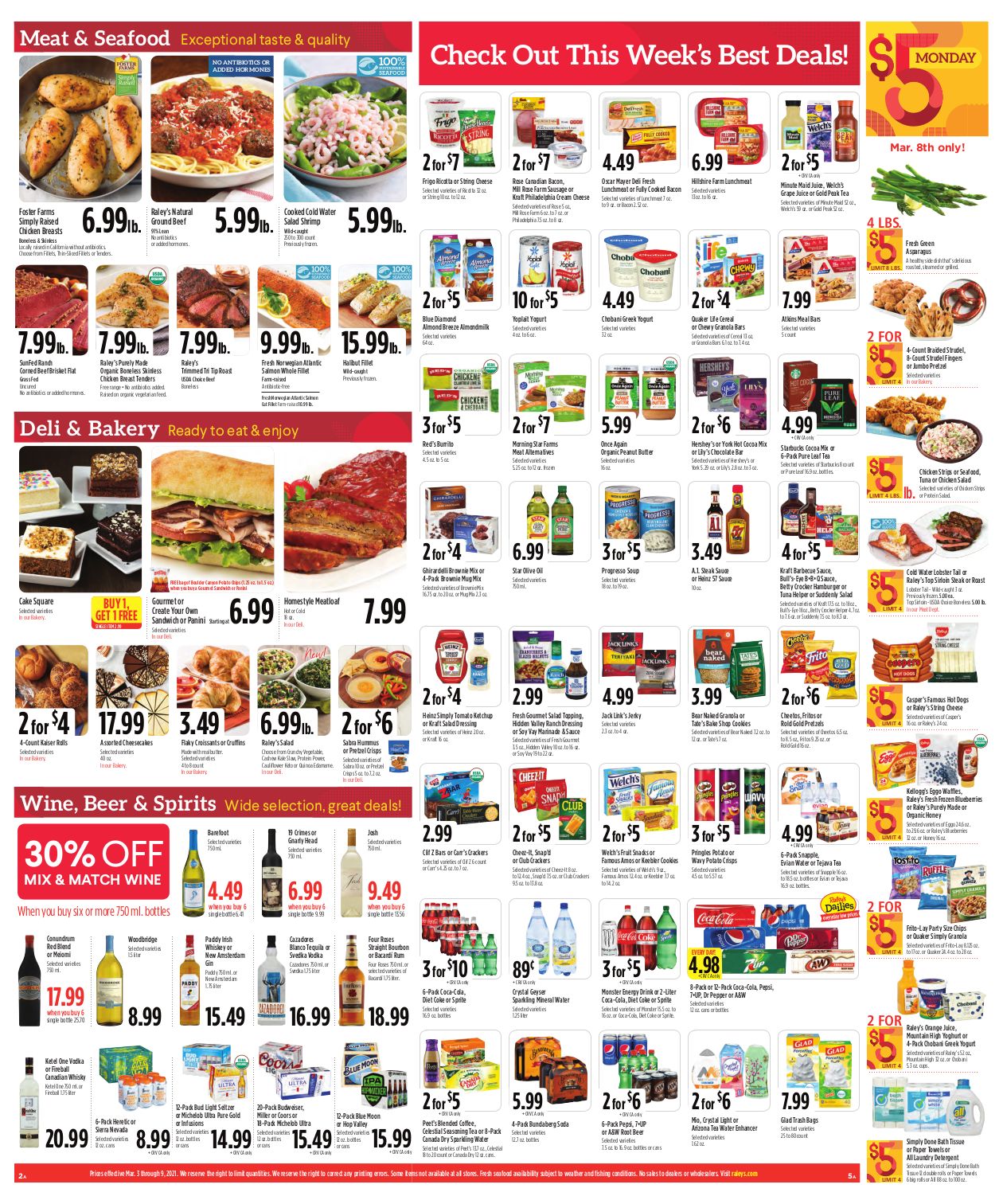 Raley's Weekly Ad Flyer March 3 to March 9, 2021