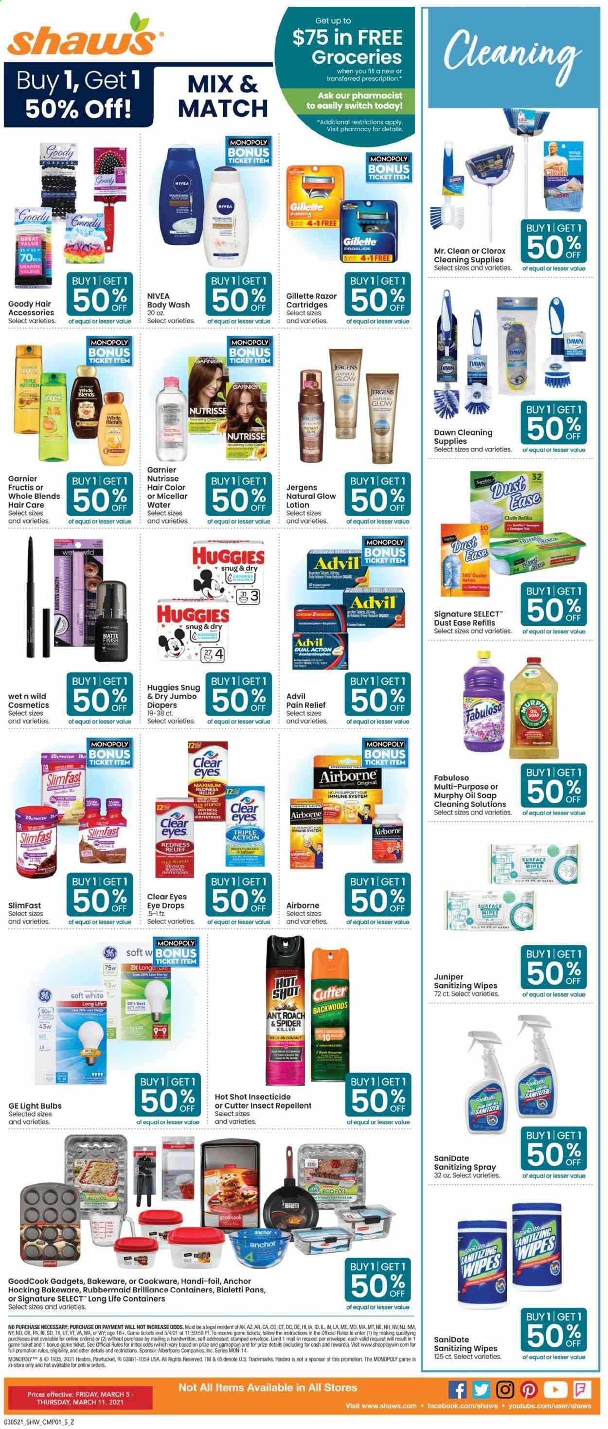 Shaw’s (MA, ME, NH, RI, VT) Weekly Ad Flyer March 5 to March 11
