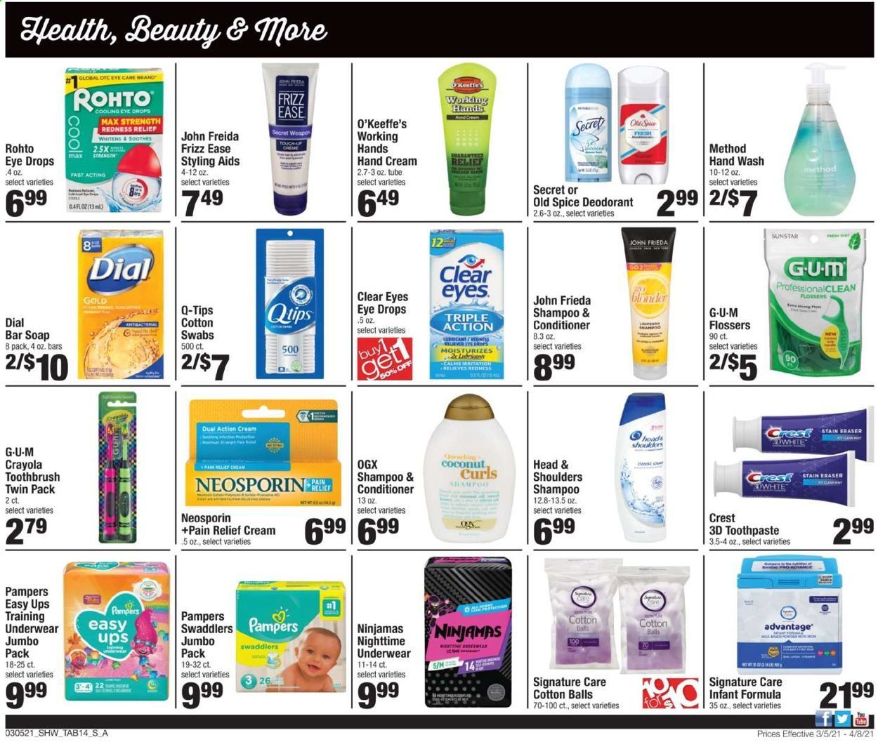 Shaw’s (MA, ME, NH, RI, VT) Weekly Ad Flyer March 5 to April 8