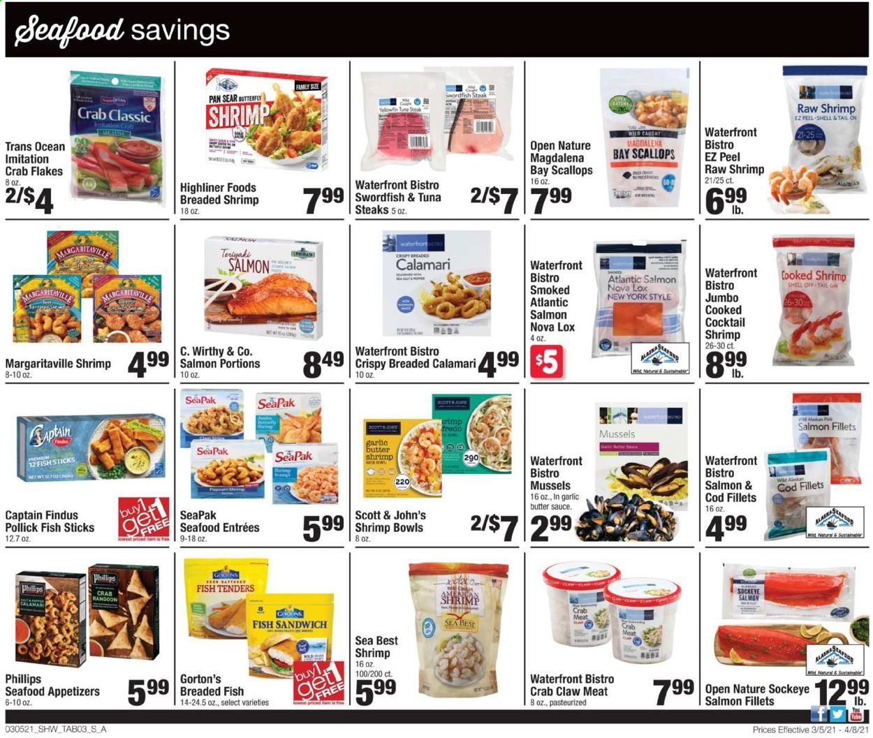 Shaw’s (MA, ME, NH, RI, VT) Weekly Ad Flyer March 5 to April 8