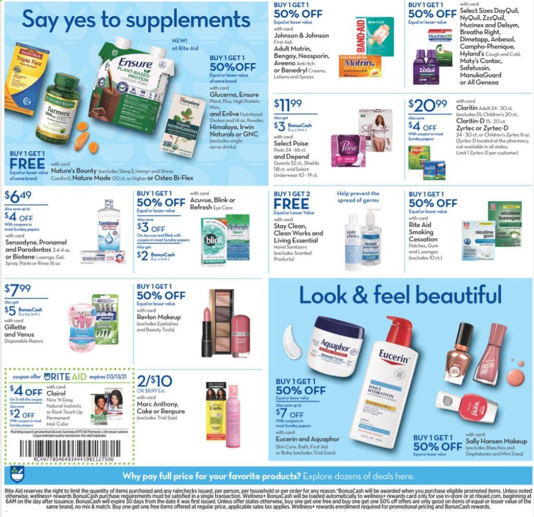 RITE AID Weekly Ad Flyer March 7 to March 13