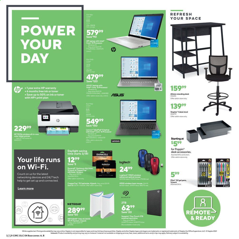 Staples Weekly Ad Flyer March 7 to March 13