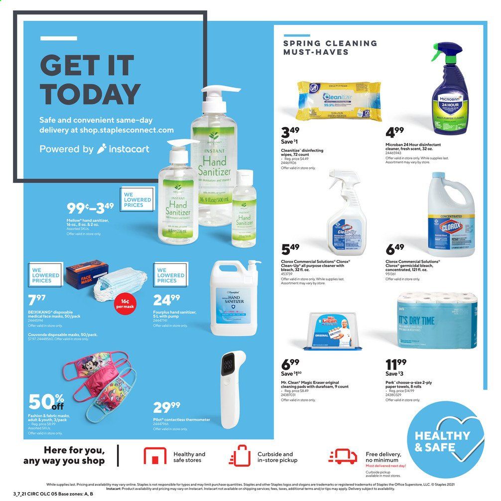 Staples Weekly Ad Flyer March 7 to March 13