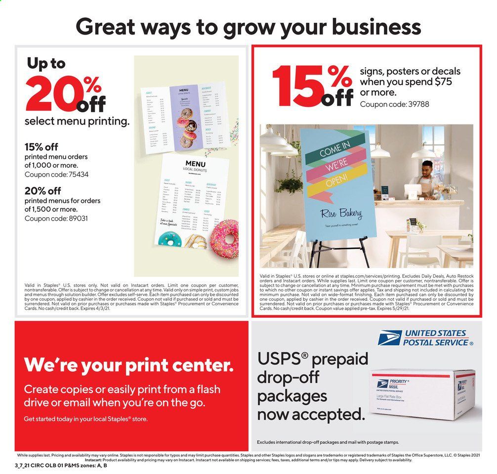 Staples Weekly Ad Flyer March 7 to March 13