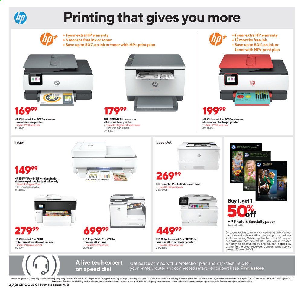 Staples Weekly Ad Flyer March 7 to March 13