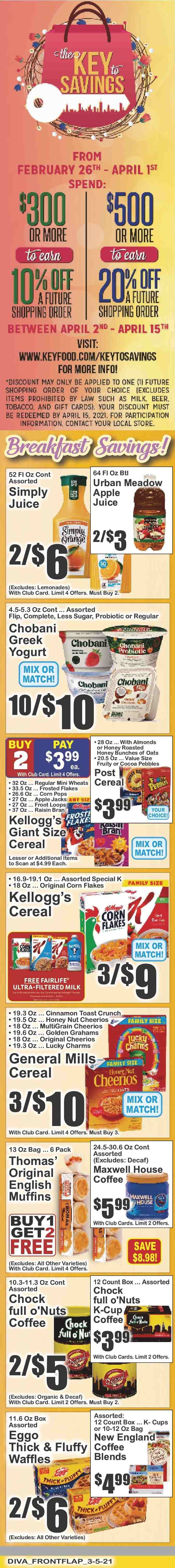 Key Food (NY) Weekly Ad Flyer March 5 to March 11