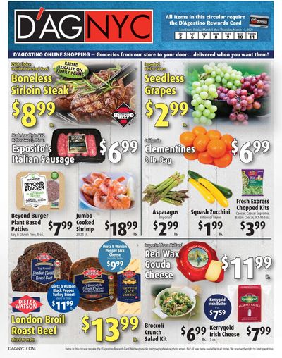 D'Agostino Weekly Ad Flyer March 5 to March 11, 2021