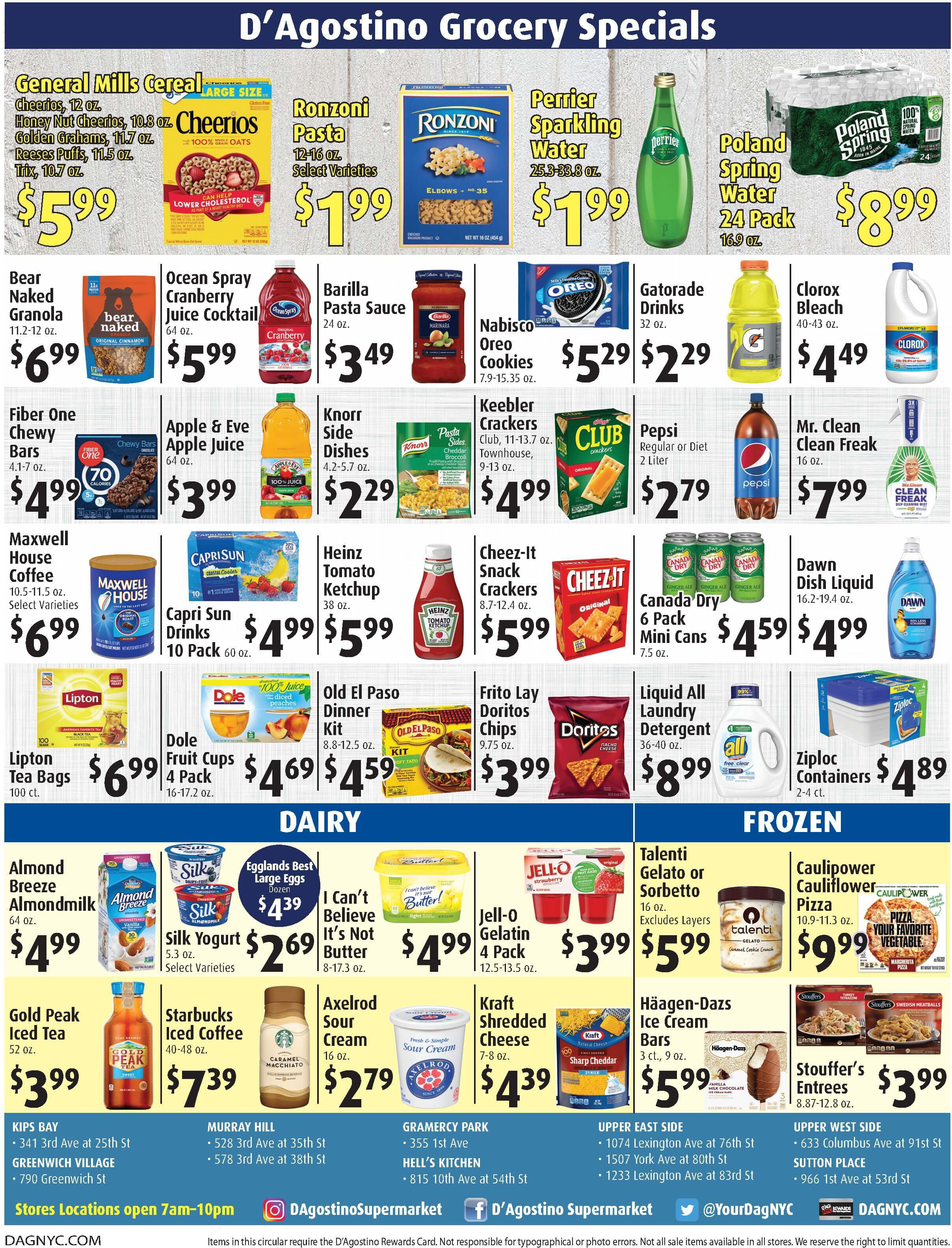 D'Agostino Weekly Ad Flyer March 5 to March 11, 2021