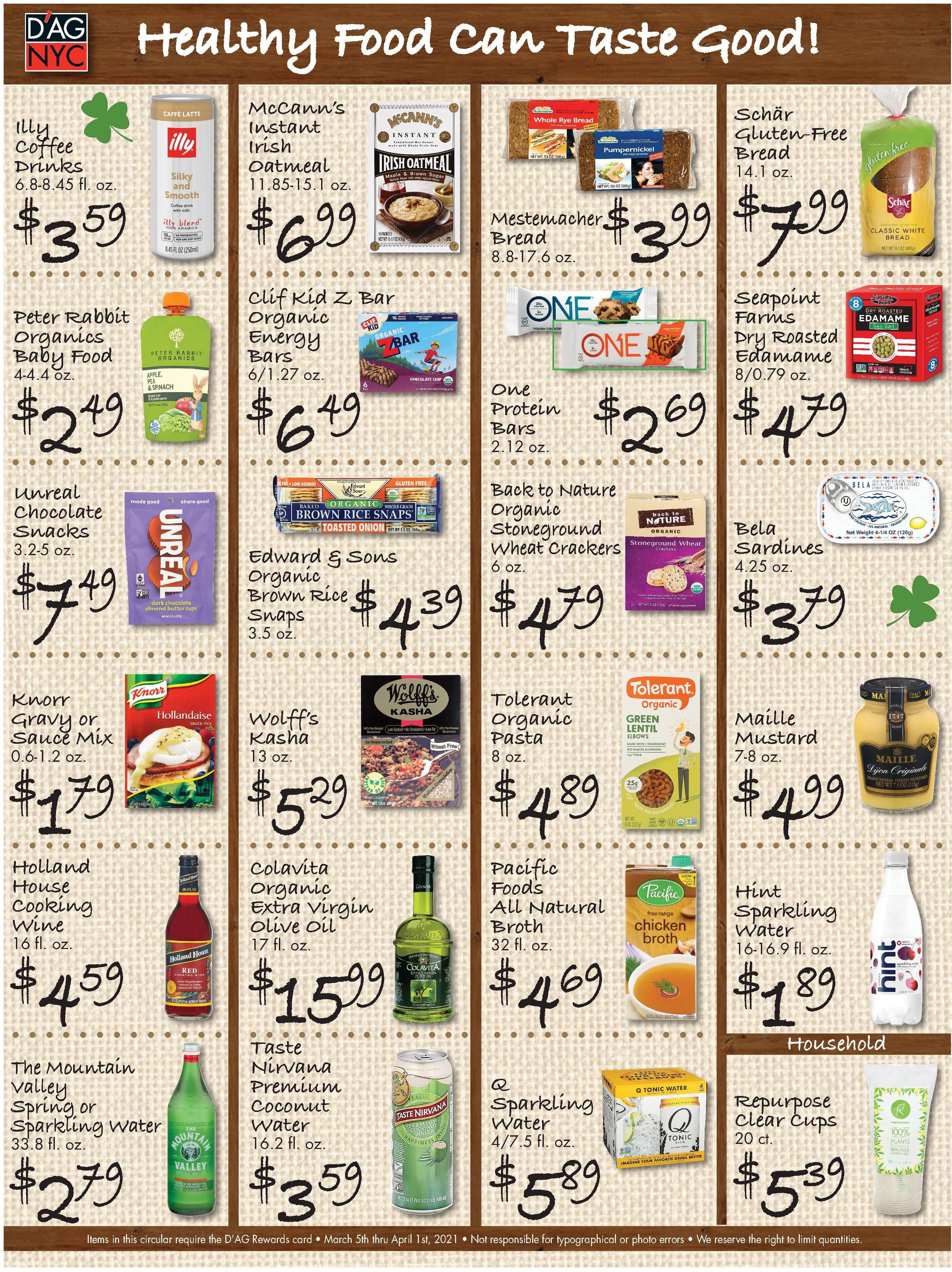 D'Agostino Weekly Ad Flyer March 5 to March 11, 2021