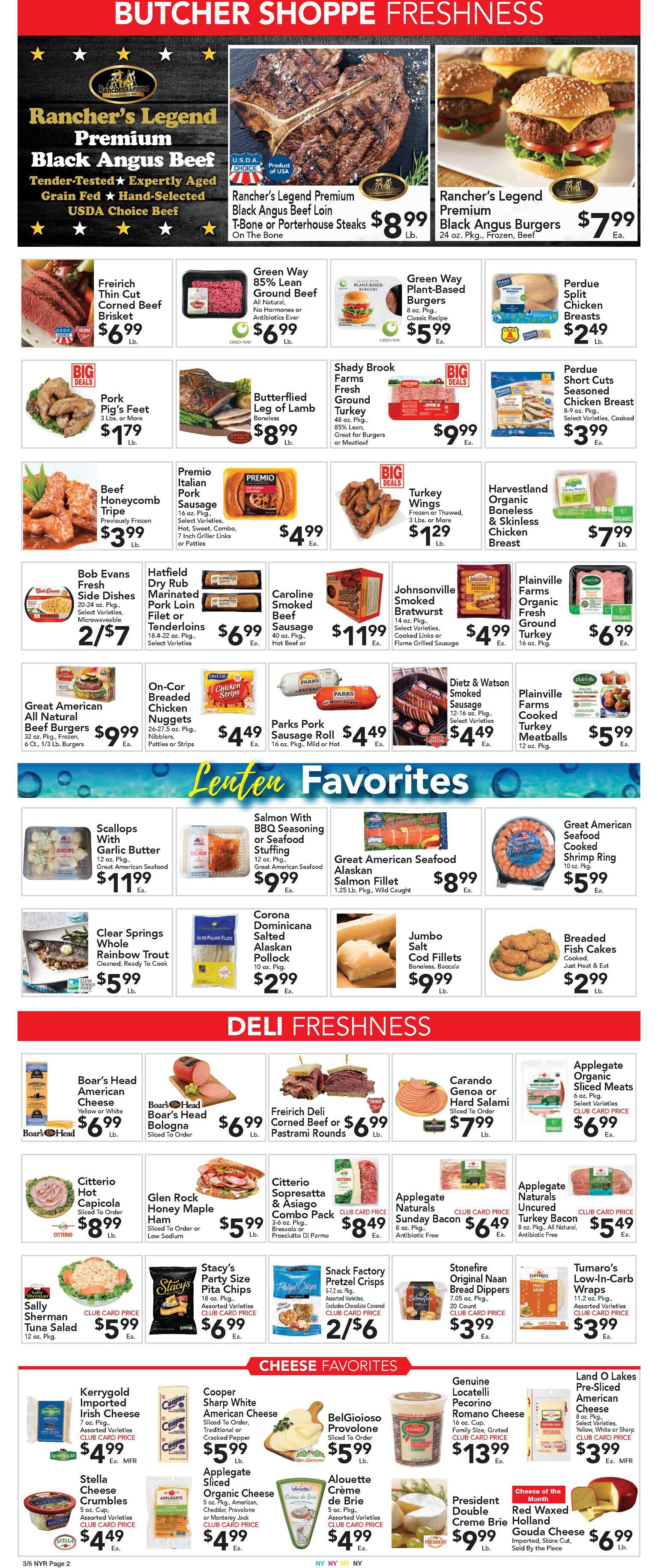 Foodtown Weekly Ad Flyer March 5 to March 11, 2021
