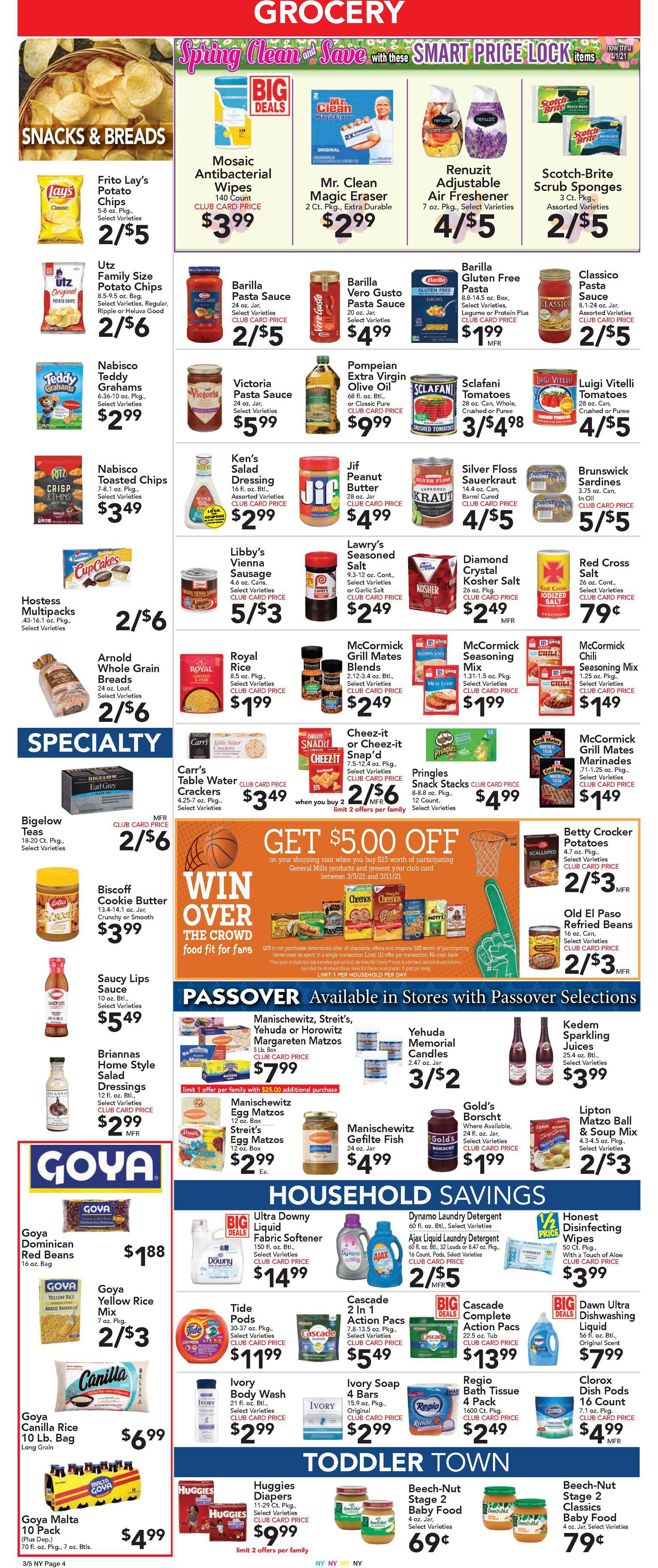 Foodtown Weekly Ad Flyer March 5 to March 11, 2021