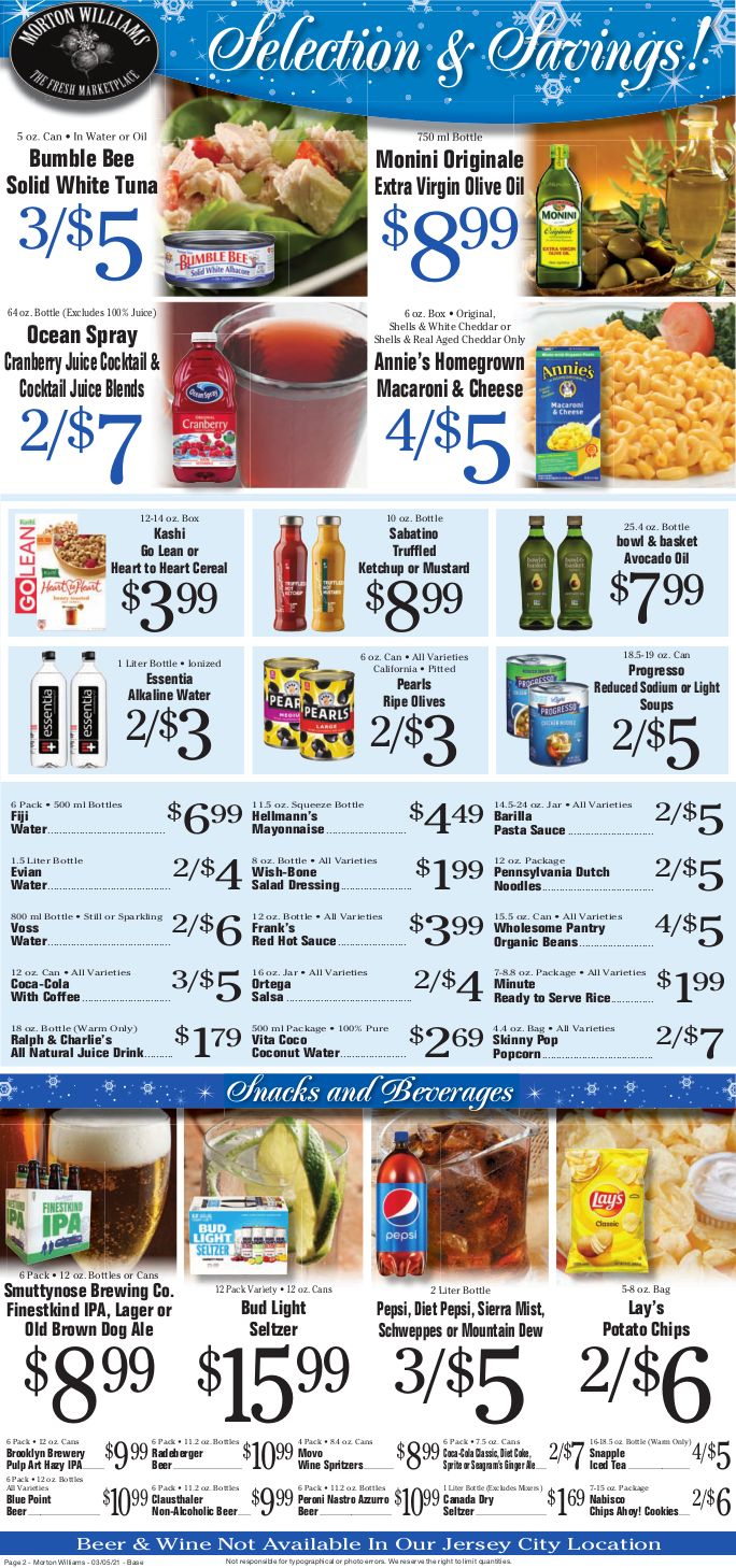 Morton Williams Weekly Ad Flyer March 5 to March 11, 2021