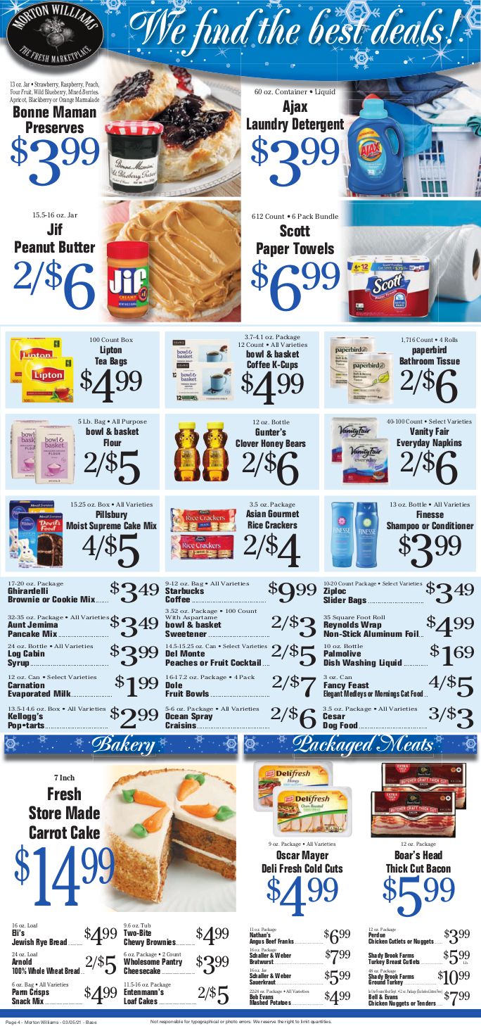 Morton Williams Weekly Ad Flyer March 5 to March 11, 2021