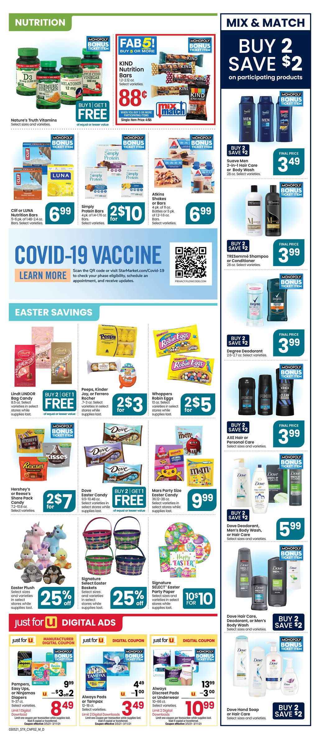 Star Market Weekly Ad Flyer March 5 to March 11, 2021